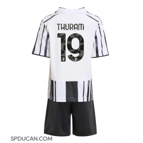 Dječji Nogometni Dres Juventus Khephren Thuram #19 Domaci 2025-26 Kratak Rukav (+ Kratke hlače)